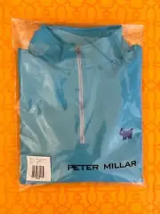 Scotty Cameron Peter Millar Junkyard Dog 1/4 Qtr Zip Jacket Tiffany Blue MED