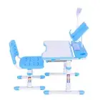 Adjustable Kids Desk and Chair Set with Study Lamp Perfect for Homework