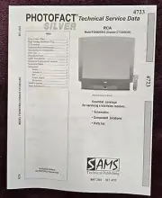 Sams Photofact 4723 Service Manual for RCA F32668YX50 (Chassis CTC203CA9)