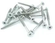 Chipboard Holzbau Screws Stainless Steel V2A White Torx Countersunk Head 5x30mm