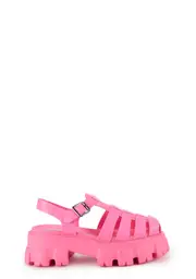 [Steve Madden] Echo Platform Sandals- Pink