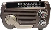 Solar Crank Radio - Solar Hand Crank Weather Radio | Survival Radio, Portable Battery Hand Radio Flashlight, USB and Charging AM/FM/SW Radio with Flashlight, for Camping