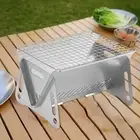 Barbecue Charcoal Grill with Carry Bag BBQ Grill Stove Firepit Camping Stove for