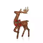 Gerson Company Lighted Vine Standing Buck Figurine,