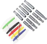 [ANDRESLAD] Elegant Light Grey Umbrella Tail Beads 3mm Hole Replacement Parts for Folding Umbrella Tail Head Beads