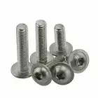 M3 M4 M5 M6 Steel Hex Hexagon Socket Round Button Flange Head With Washer Colla