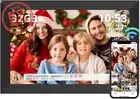 FRAMEO Wifi Digital Picture Frame, 10.1" Touch Screen, 32GB, Share Photos/Videos
