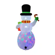 NNEOBA Christmas Inflatable Snowman with LED Lights