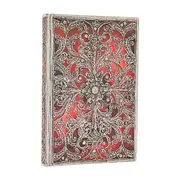 2026 Diary Paperblanks Mini Week-At-A-Time Horizontal Flexi Garnet