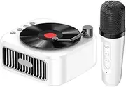 Karaoke Speaker with Microphone | Wireless Karaoke Speaker with Microphone | Retro Handheld Music Player Portable Singing Toy for Party