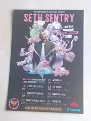 SETH SENTRY - 2022 Australia Tour Poster - Laminated Promo Tour Poster - NEW!!!