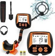 Metal Detector, SUNPOW Professional Metal Detector Kit for Adults, Adjustable...