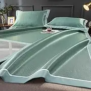 Summer Bamboo Bed Mat Mattress Topper,Rattan Cooling mat,Foldable Rattan Mattress,(120 * 200cm)