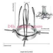 Women Private Parts Big Plugs Metal Dilator Speculum Enema Hollow