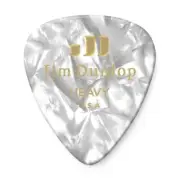 Dunlop Geniune Celluloid Classics Picks (Heavy, White Pearl)