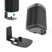 For Sonos One /One SL Speaker Metal Wall Mount Bracket Holder Stand Black Stable