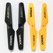 4pc Xtreem Raptor Rotor Blades Front/Rear Propeller Accessories for Drone BLK/YL