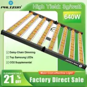 640W Foldable LED Commercial Grow Light Bar Full Spectrum Samsungled Indoor Grow