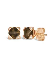 Le Vian 14K Rose Gold 0.93 ct. tw. Diamond & Smoky Quartz Earrings
