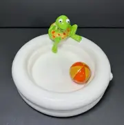 Jim Henson Muppets Kermit Frog Pool Sigma Tastesetter Ceramic Sesame Street VTG
