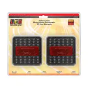 LED Autolamps Stop Tail Indicator Reflector Light 36 LED Lamp 12V Twin Blister