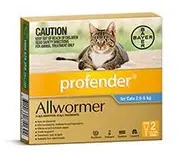Profender All Wormer For Medium Cats (2.5-5kg) - 2 Pack
