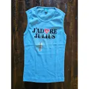 Vintage Paul Frank Tank Top, Julius, J'ADore Julius, Blue, Small