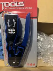 Fits Solsop RJ45 Crimp Tool CAT5 CAT5e CAT6 Crimping Tool All in One Modular
