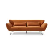 Amber Sofa 3 Seater Comfortable and Durable Seating with Timeless Design Tan