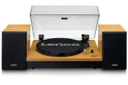 Lenco LS-300 Bluetooth Turntable w/ 2x Speakers - Wood