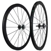 Track Biking Fixed Gear Wheels Carbon Wheelset 23X38mm Tubular Rims UD/3K