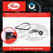 Drive Belt Kit fits MINI ROADSTER COOPER R59 1.6 11 to 15 Set Gates 1611627180