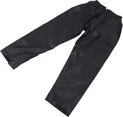 [BIUDECO] Adult Rain Pants Double Breathable Outdoor Pants for Camping Cycling Hiking Comfortable Elastic Waistband Lightweight for Outdoor Activities
