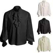 Accessories Long Sleeve Shirt Men Solid Shirt Long Sleeve Shirt Solid Pattern