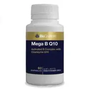 BioCeuticals Mega B Q10 Coenzym Vitamin B2, B6, B9, C, D & E Immune Support 60T