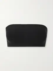 [Commando] Commando - Butter Stretch-micro Modal Strapless Bralette - Black - medium medium Black