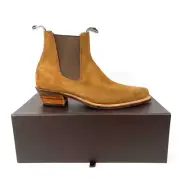 RM Williams Millicent Boot Womens AU/US 8 UK5.5 EU38.5 Tobacco Suede Leather New