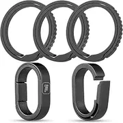 FEGVE Titanium Key Chain Rings for Home Keys, Bag Pendant