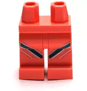 Lego - Minifigure Legs - Neon Pink / Magenta, Stripes