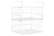 STORFEX Under Shelf Organizer - White (2 Pack)