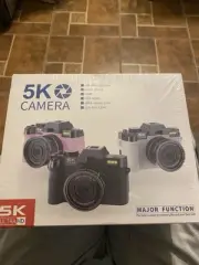 G-Anica Digital Cameras 5K 48MP 16X Vlogging Camera with Wide-Angle & Macro Lens