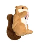 Plush Squirrel Shape Pencil Bag Cartoon Pen Case Plush Animal Pen Pouches