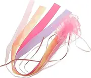NULYLU Colorful Bike Handlebar Streamer Tassels for Boys and Girls Durable Decorative Ribbons for Scooters Bicycles Easy to Install Fun Bike Accessories for Girls Boys