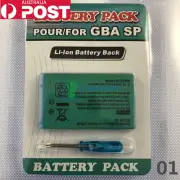 New Rechargable Battery Pack for Nintendo GBA SP Gameboy Advance 3.7V with Tool