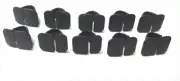 VW Volkswagen Original Hood Insulation Pad Clips Set Of 10 OEM NEW 1H5863849A01C (for: Audi)