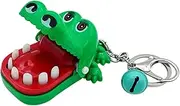 Finger Biting Animal Keychain Toys | Funny Bite Finger Crocodile Keyring | Bite Finger Kid Animal Toy Kid Biting Hand Animal Toy for 4+ Boys Girls Kids Child