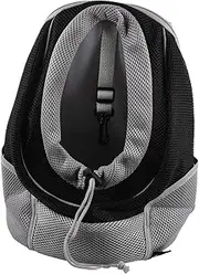 YARNOW 1pc Breathable Pet Backpack Carrier for Dogs and Cats Comfortable Mesh Pet Travel Bag Easy to Clean with Smooth Zippers