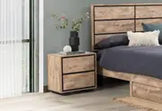 NICHOLSON 2 Drawer Bedside