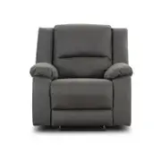Anderson 1 Seater Fabric Electric Recliner Sofa Chair Latte Light Grey