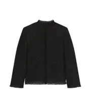 Jacket in tweed and lurex FR36,FR38,FR40 black